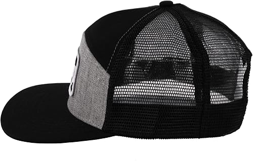 Miniatura 5 de Jeep Gorra de béisbol de 7 paneles con parche plano para papá gorra de béisbol para hombre
