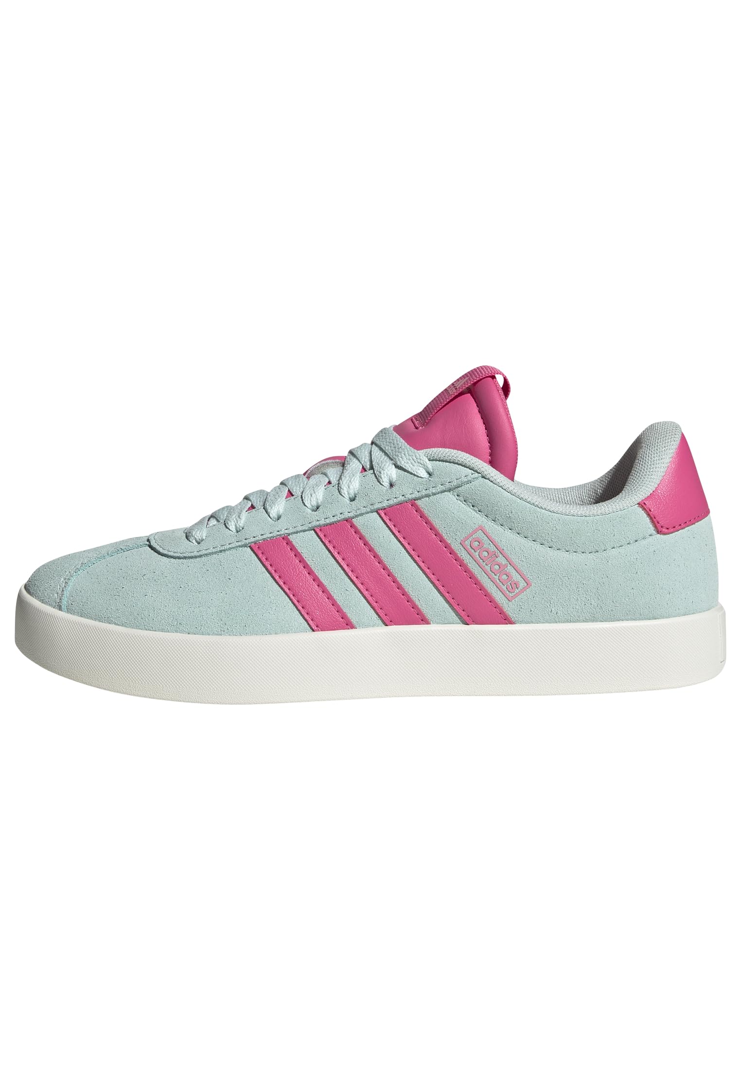 adidas Women's VL Court 3.0 Shoes, Halo Mint/Pulse Magenta/Bliss Pink, 4.5 UK