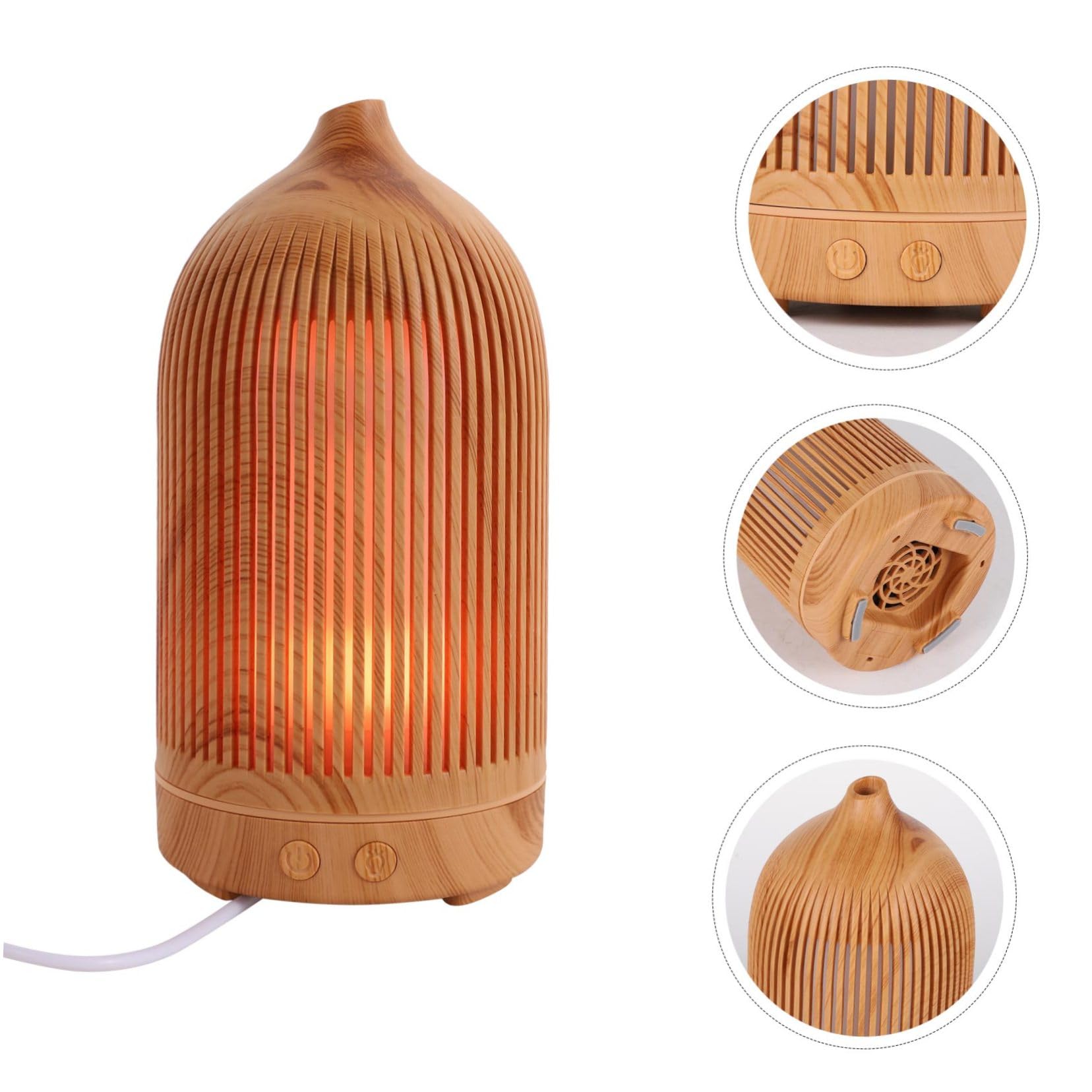 Veemoon 1pezzi Diffusore Di Aromi Usb Umidificatore d Aria Mini Per Scrivania Casa Diffusore Di Oli Aromaterapia Umidificatore Capiente Lampada Notturna