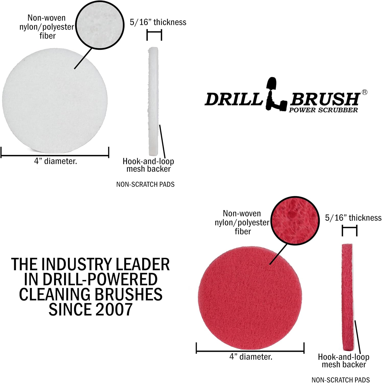 Electric Scrubber for Cleaning - Concrete Cleaning Brush - Outdoor Cleaning Tools - Patio Furniture Cleaner - Cleaning Paste for Outdoor Use - Stiff Bristle Cleaning Brush Set - Garage Cleaning Kit