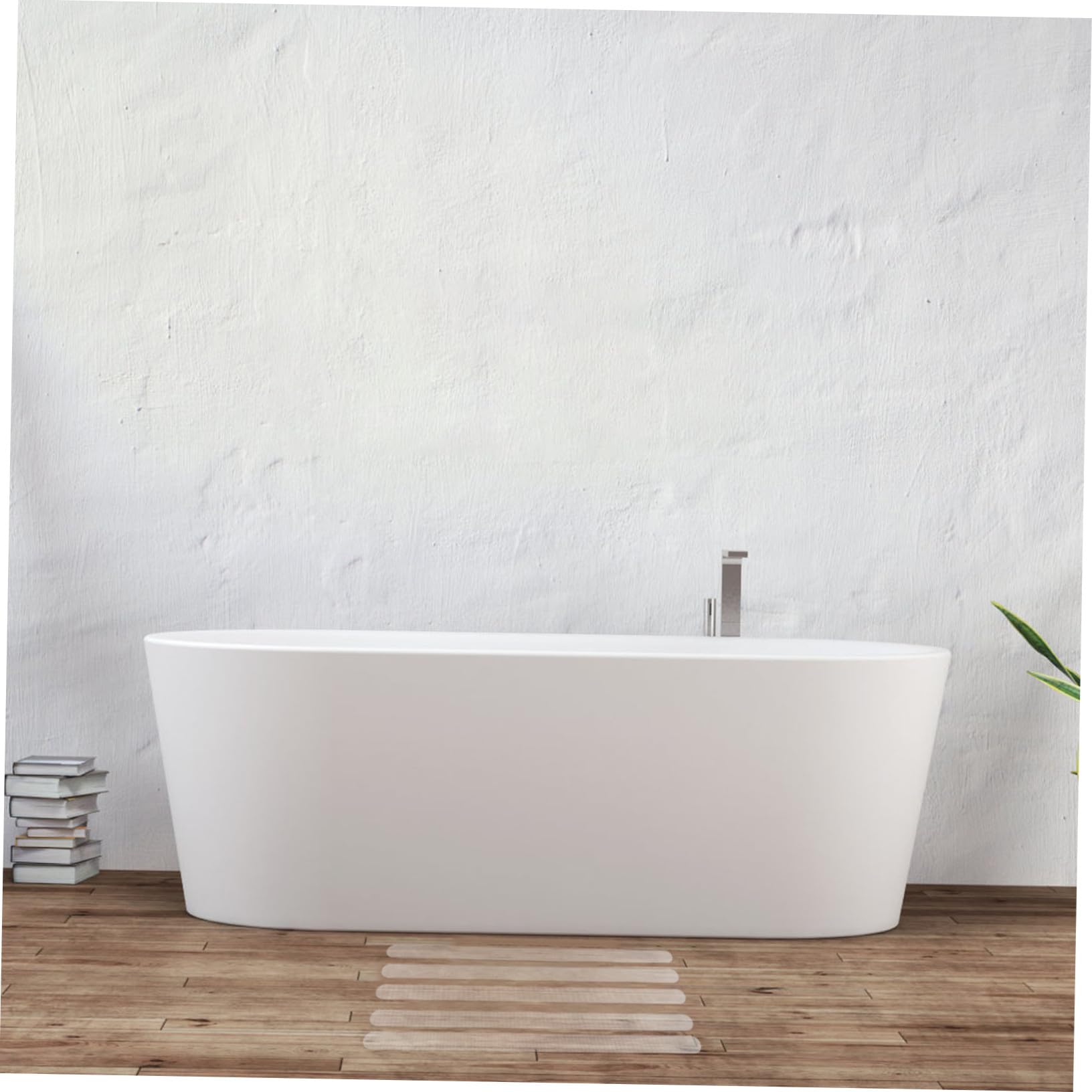 12 Stück Teiliges rutschfeste Badaufkleber aus Transparentem Peva wasserdichte Anti-rutsch-Streifen für Dusche Badewanne Treppen und Badezimmer Starke Haftung Langlebiger