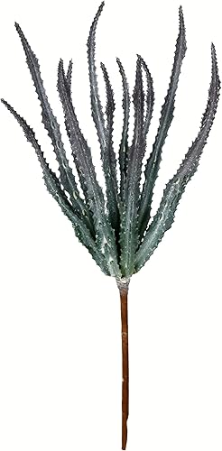 Miniatura 2 de Vickerman Everyday - Aerosol artificial mixto de Haworthia verde de 11 pulgadas, decoración de suculentas sintéticas, decoración para interiores