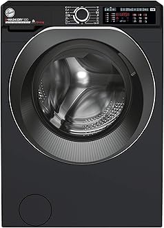 – H-Wash 500 HDD4106AMBCB Freestanding Washer Dryer, Care Dose, A Rated, 10 kg/6 kg Load, 1400 rpm, Black