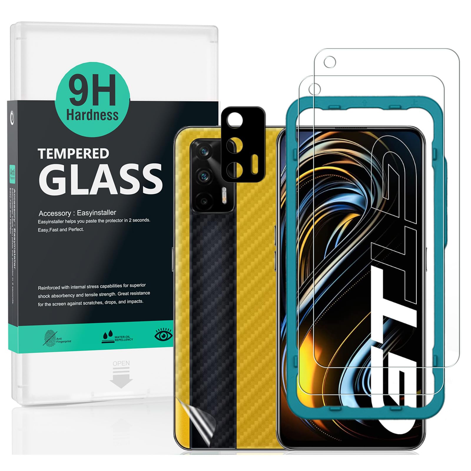 【ケース、フィルム付】Realme GT 5g ケース、フィルム付】Realme GT 5g