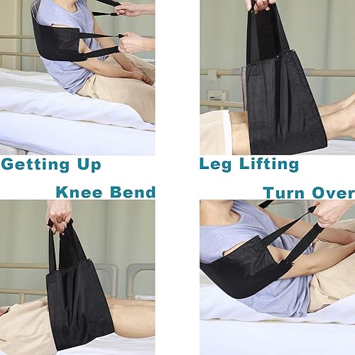 Miniatura 4 de Cinturón de asistencia de soporte para pacientes de elevación de pacientes mayores, cinturones de transferencia para elevar personas mayores,