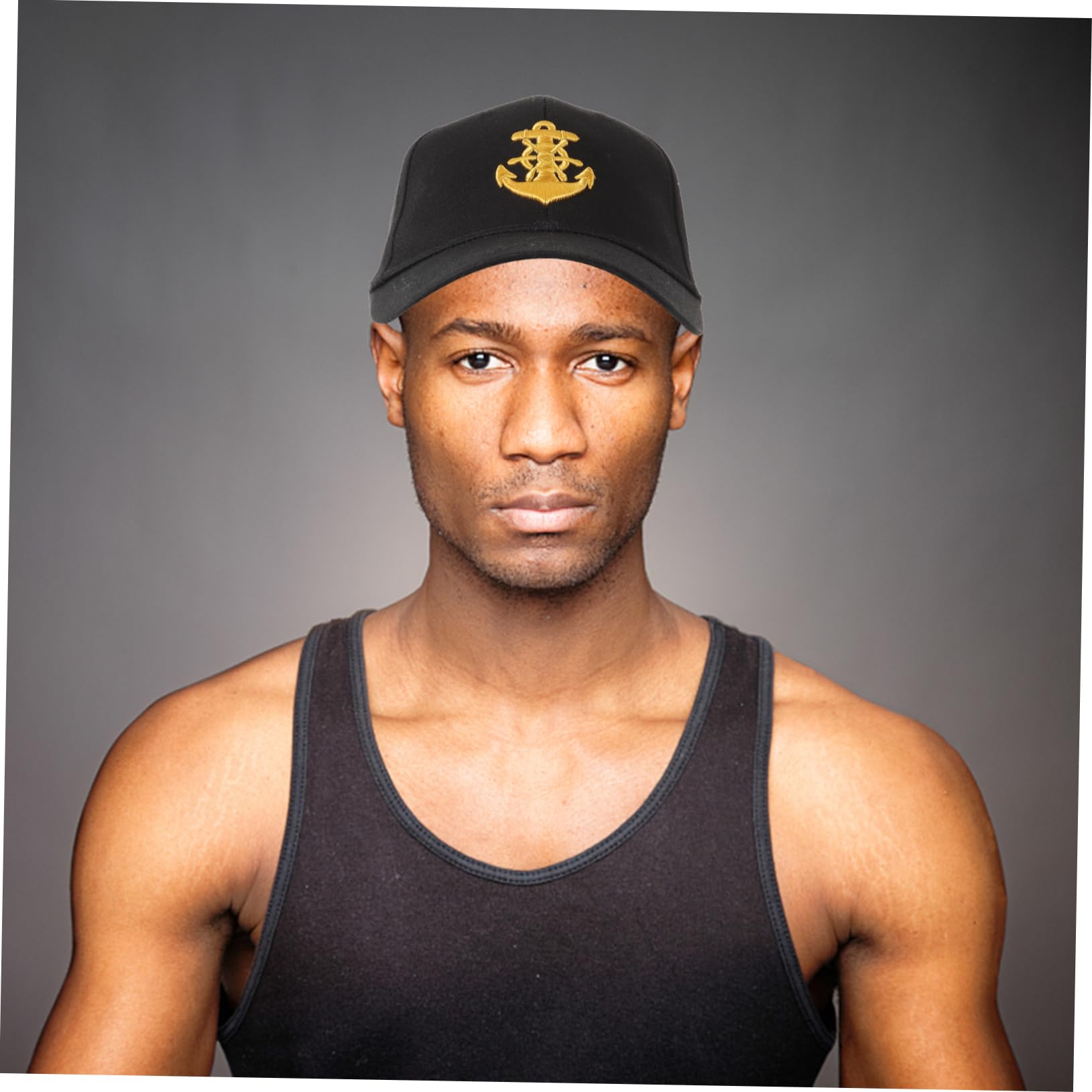 WOFASHPURET Retro Navy Hat Men's Sailing Baseball Cap Captain Yacht Hat Versatile Peak Cap Boating