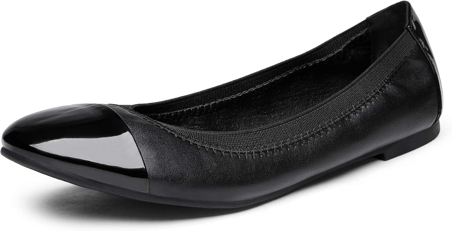 DREAM PAIRS Women's Sole-Flex Ballerina Walking Flats Shoes