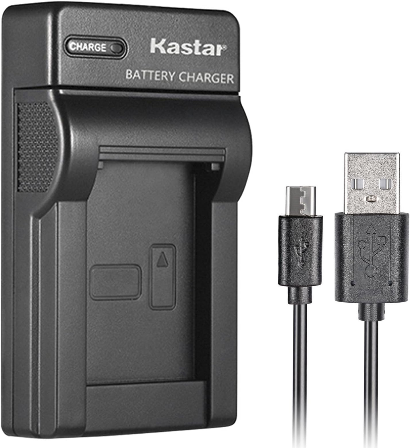 Kastar Slim USB Charger for Sony Cybershot DSC-HX5V, DSC-HX9V, DSC-W30, DSC-W35, DSC-W50, DSC-W55, DSC-W70, DSC-W80, DSC-W290, DSC-H10, H20, H50, H55, H70, H90 Camera Battery+ More Cameras