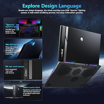 Thunderobot Zero 16 Pro 5070Ti Gaming Laptop, GeForce RTX 5070 Ti, Core Ultra 9 275HX, 16 QHD+ 360Hz Hummingbird IPS Display, 64GB DDR5, 4TB SSD, Per-Key RGB, HD Camera, Wi-Fi 6E, Windows 11 Home