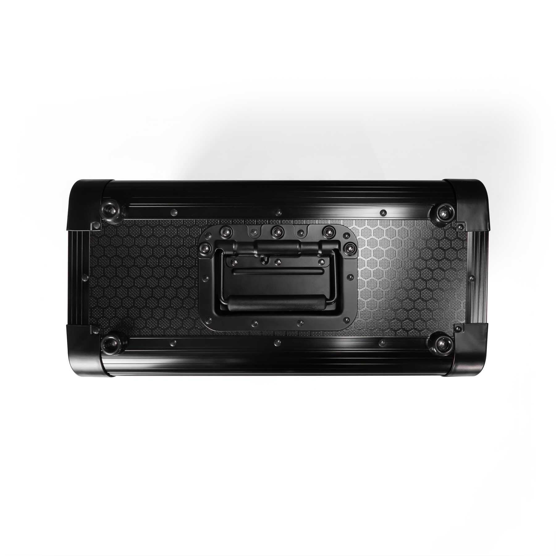 Reloop 7'' Record Case 150 Black - Robuste Konstruktion mit kratzfester Hexa-Oberfläche in mattem Schwarz