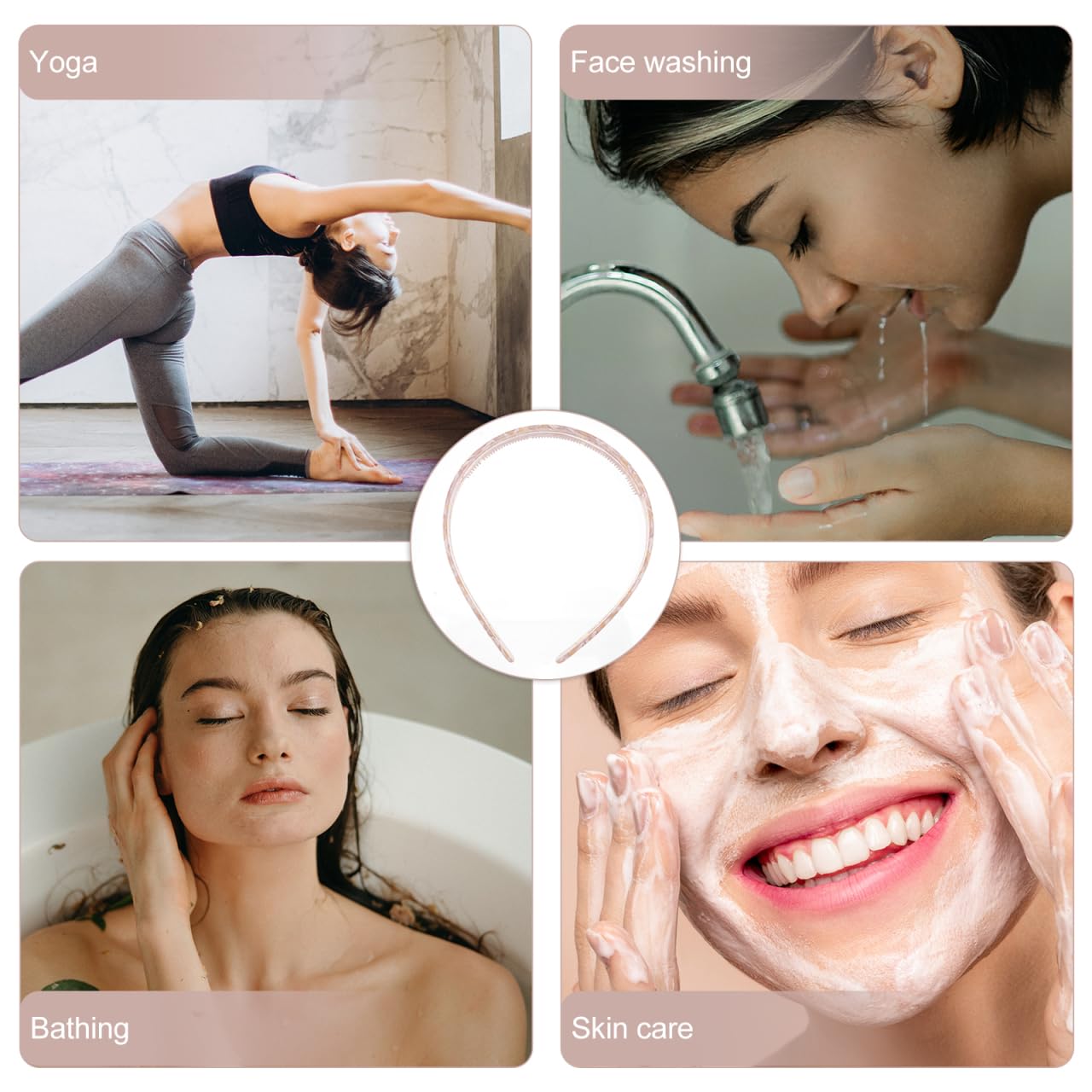 Uonlytech Acetate Tortoiseshell Hairband with Teeth Non-Slip Shower Headband for Face Washing Stylish Hair Accessories for Women and Girls 5.5 X 4.9 in - Image 8