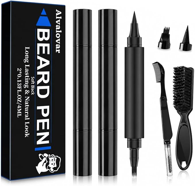 Alvalovar Waterproof Beard Pencil Filler Kit Review