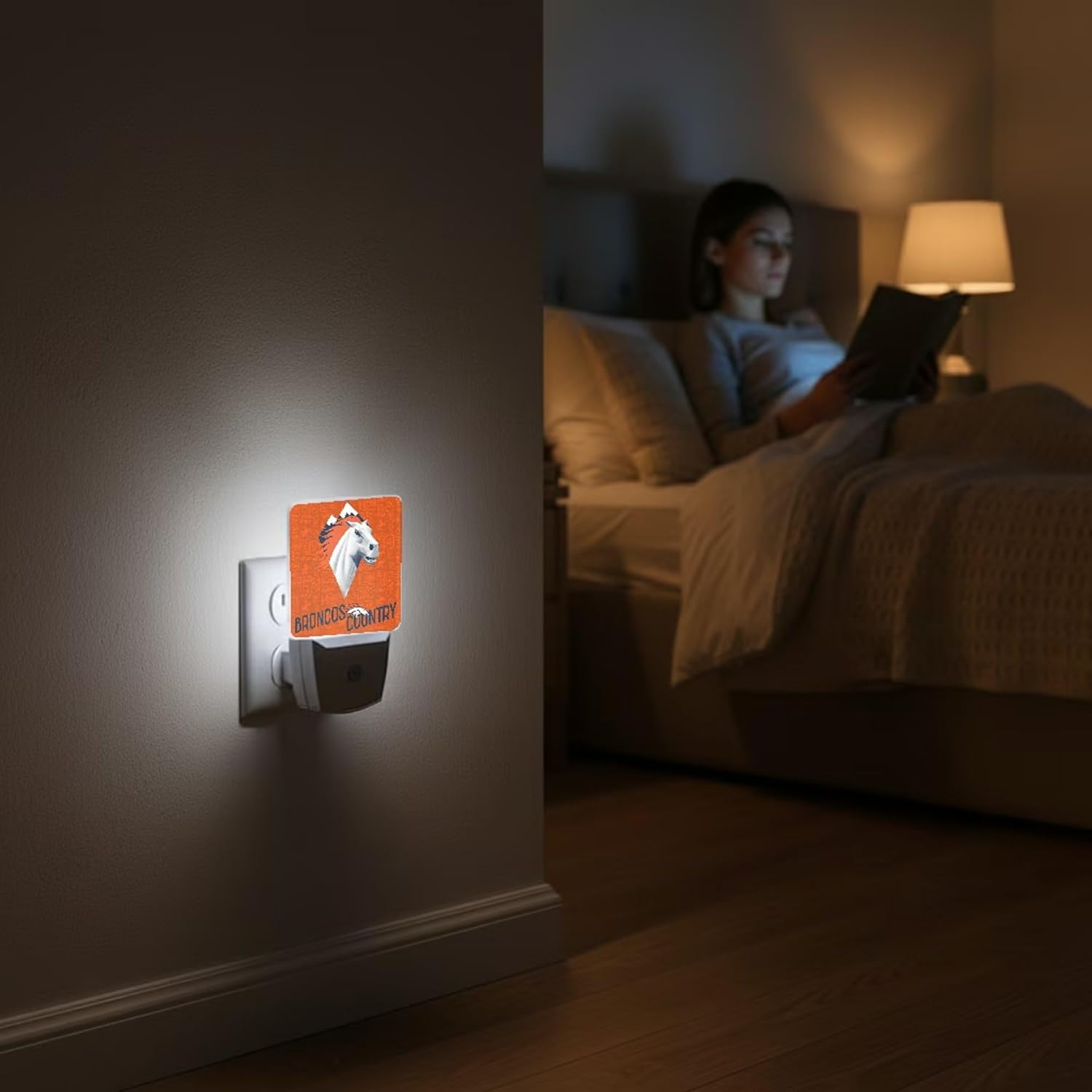Keyscaper Denver Broncos 2024 Illustrated Limited Edition Nightlight Two-Pack
