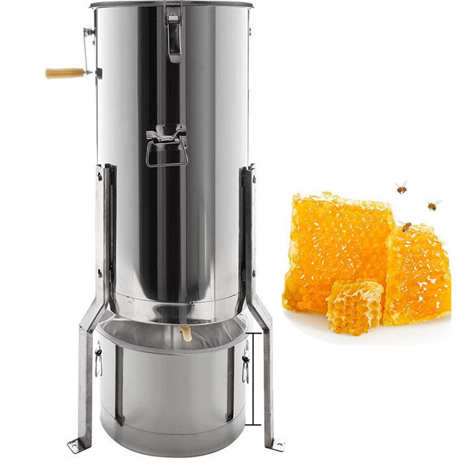 Sjdopulse Honey Shaker Split Filter Integrated Thicker Belt Bracket Honey Shaker Honey Separation And Extractor For Large Beekeeping Tools