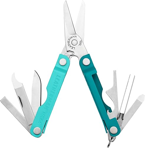Miniatura 10 de LEATHERMAN, Micra, Llavero multiherramienta con herramientas de aseo, Mini navaja de bolsillo para uso diario (EDC), Pasatiempos y al aire libre,