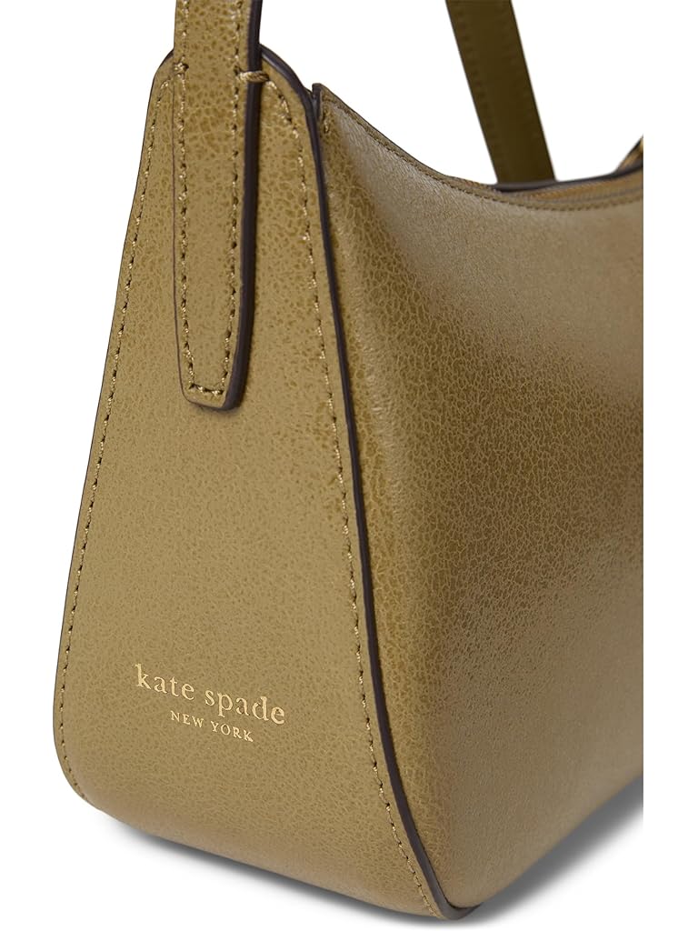 Gray Kate Spade New York Halo Glazed Leather Crossbody