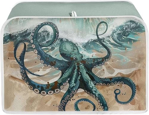 Miniatura 31 de ZFRXIGN Cubierta para tostadora de girasol de pollo con ranura ancha de 2 rebanadas, fundas para electrodomésticos pequeños, lavables a máquina,