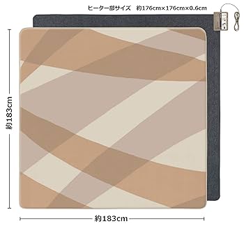未使用　パナソニック 着せ替えカーペット DC-2NJB1-Cホットカーペット 概要 着せかえカーペット用ヒーター DC-2NJ | 電気カーペット