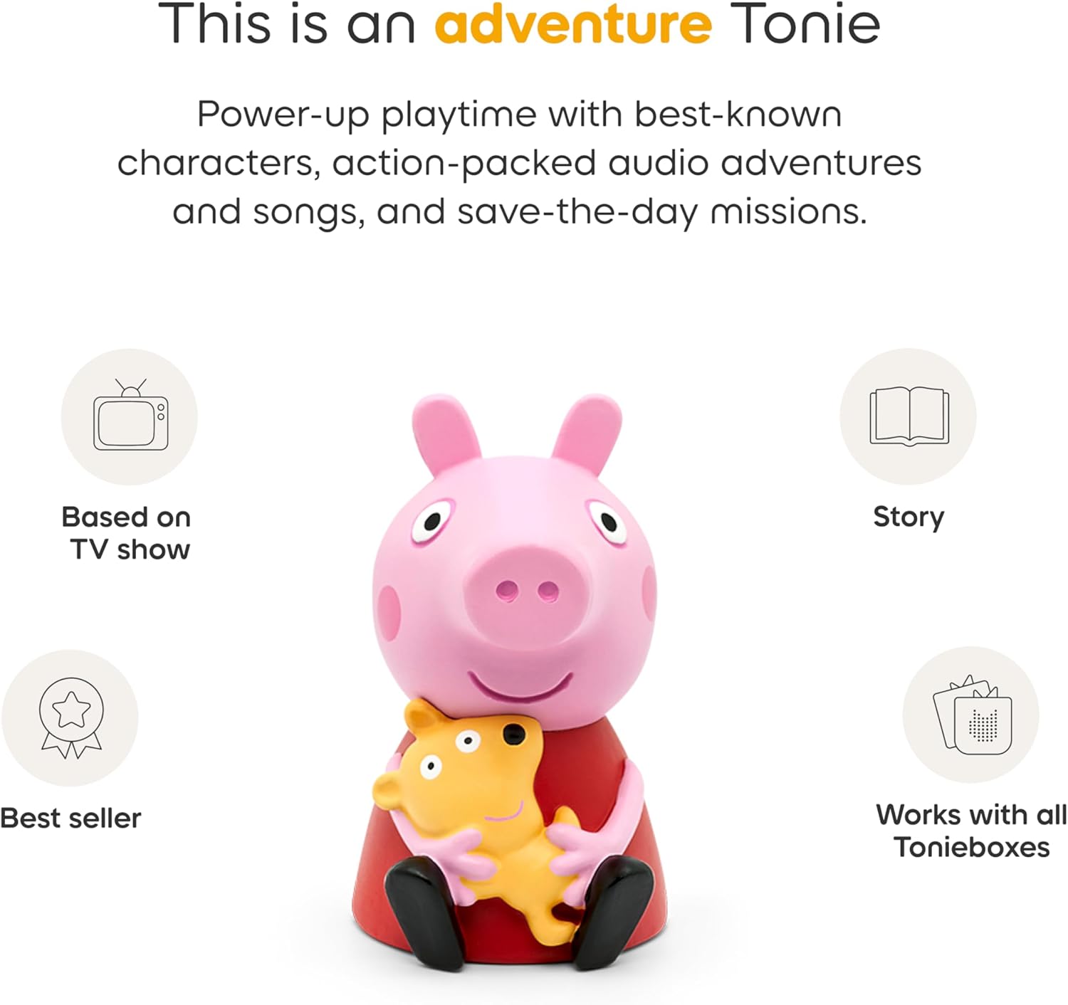 Tonies Peppa Pig Audio Toy Figurine