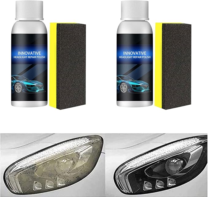 Car Headlight Repair Fluid, Innovative Headlight Repair Polish