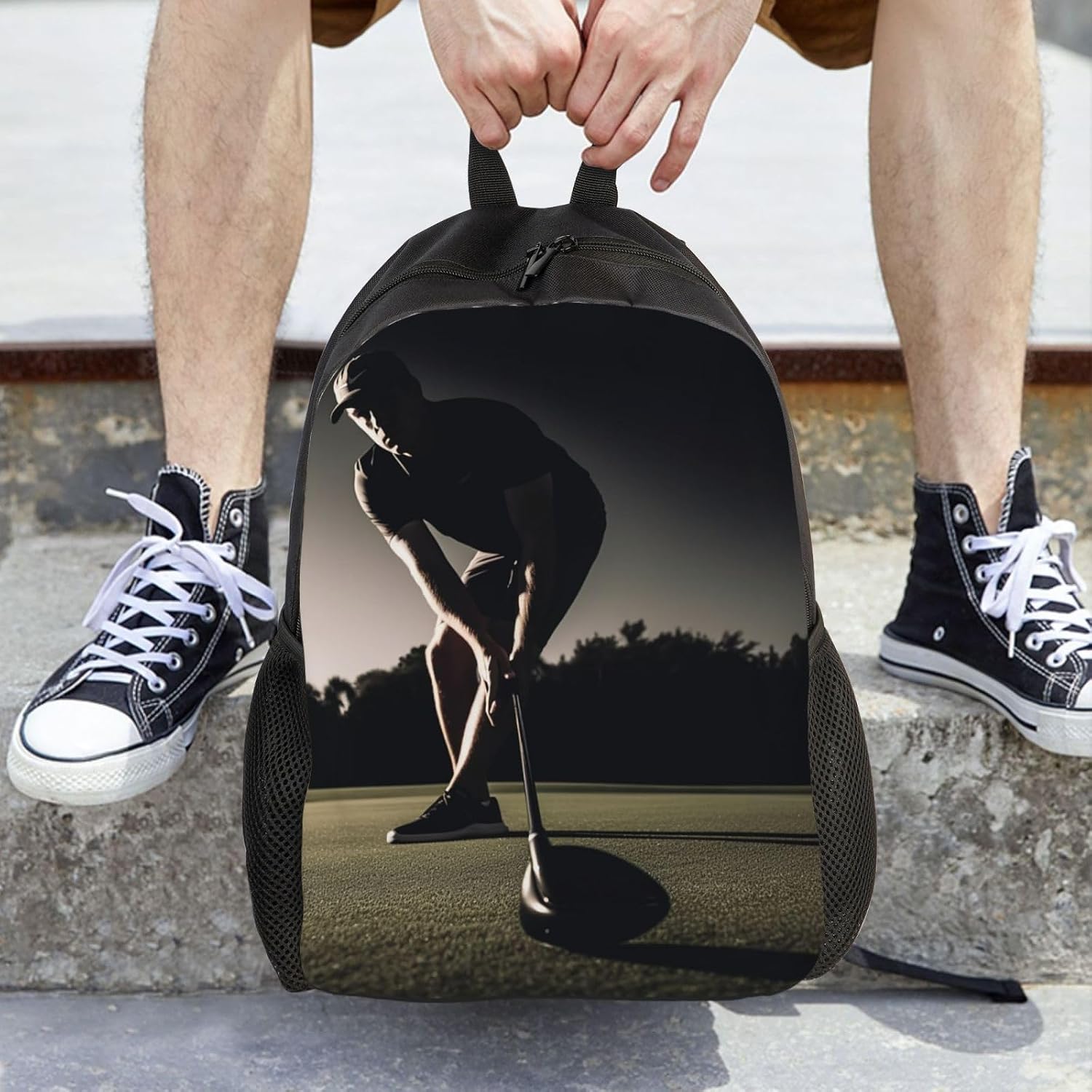 Travel Backpack Golf Fitness Carry on Backpack Lightweight Business 15.6inch Laptop Backpack for Men Women image 5