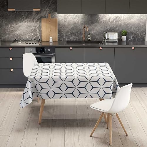 Vista 16 de Mantel de textura de mármol Redondo para mesa de 4 sillas, rectangular para fiestas de Navidad, 30 x 30 pulgadas