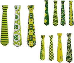 Gravata Torcedor 36 Unid Copa do Mundo Carnaval Festa Brasil (2014-F)