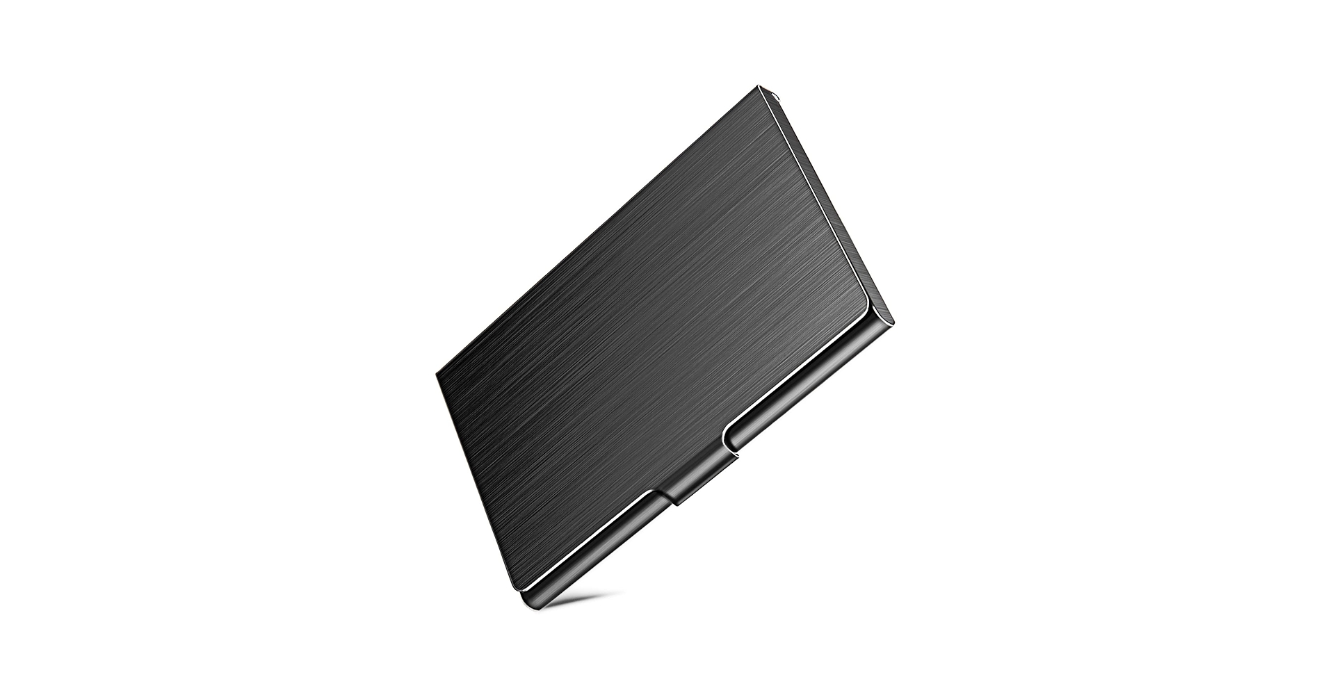 Pocket Business Card Holders DMFLY Business Card Holder, Slim Business Card Case For Men & Women, Pocket Metal Card Case, Professional Stainless Steel Business Card Holders, Purse Name Card Holder, Buckle Style