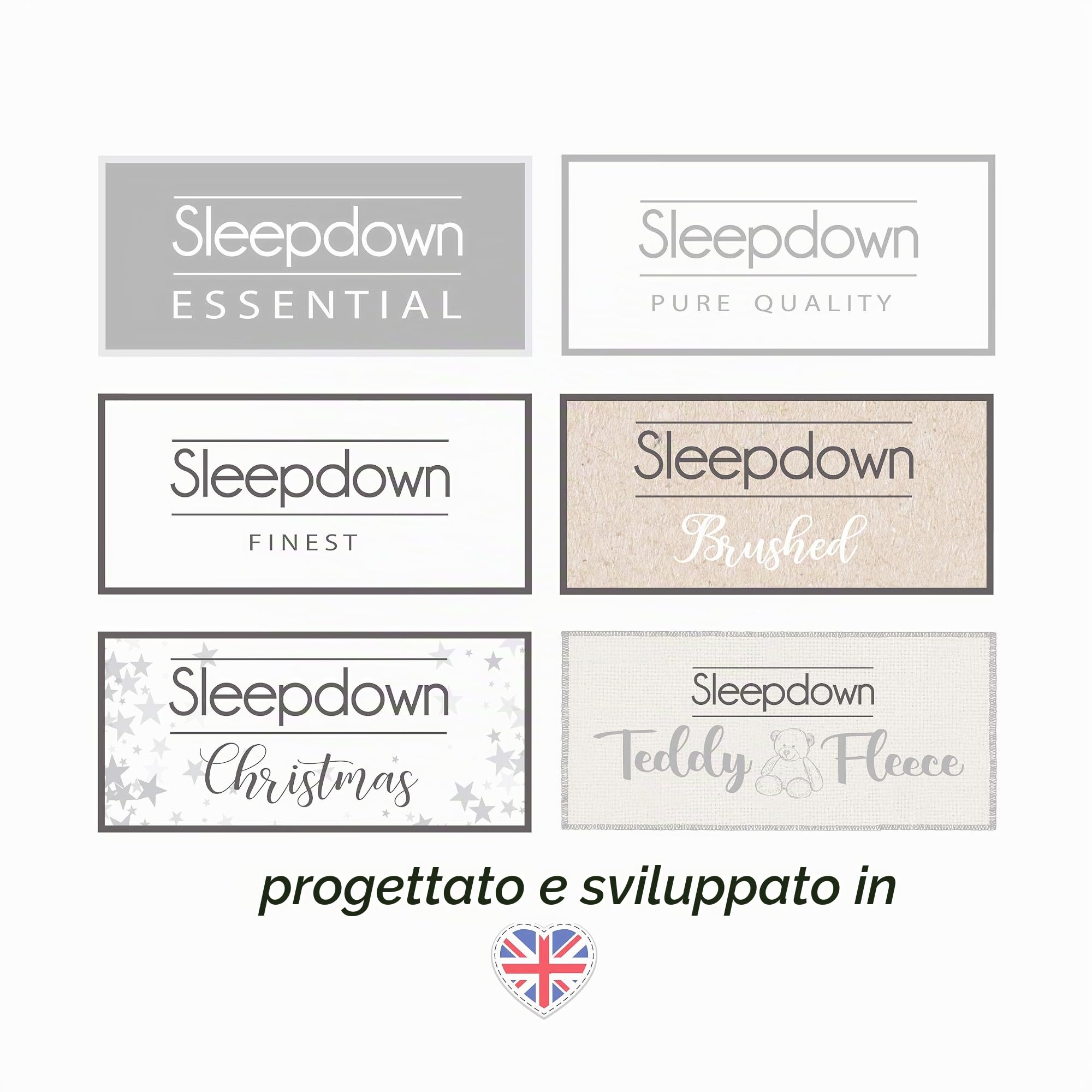 Sleepdown Set copripiumino king size a righe marroni. Design in cotone super morbido e facile da pulire. Trapunta con motivo a righe alla moda. King Size 220 x 230 cm+2 federe abbinate