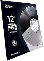Vista 11 de Big Fudge Fundas para disco de vinilo de 12 pulgadas - Fundas interiores, paquete de 50 - Fundas de vinilo de papel pesado, libres de ácidos