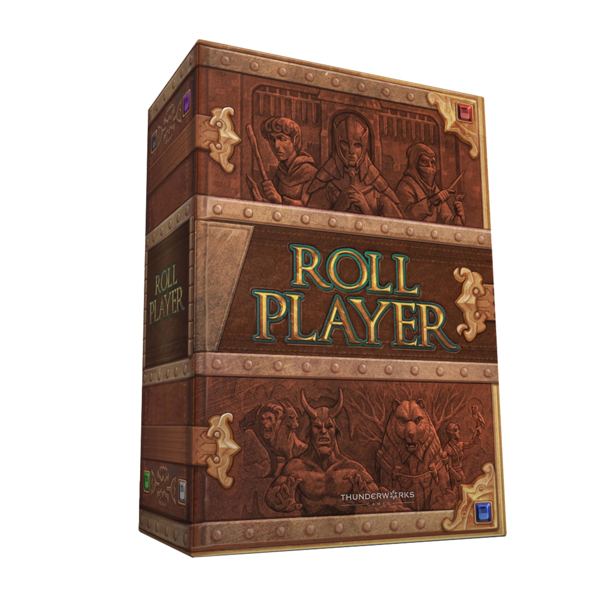 Roll Player: Fiends & Familiars Big Box Edition | Expansion and Storage for Roll Player | Strategy Board Game | Dice Game | Ages 14+ | Family Game for 1-4 Players | 60-120 Min
