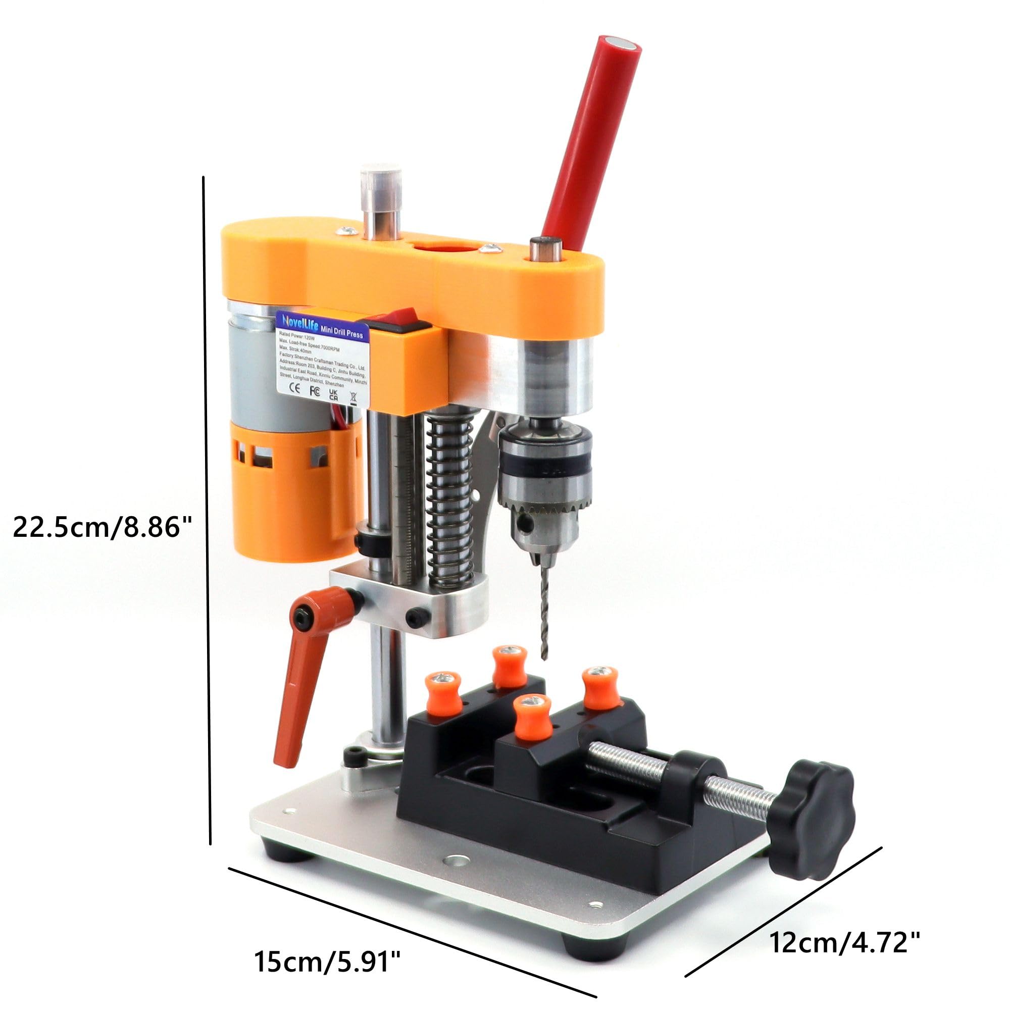 Mini Drill Press - Benchtop Precision Tool -2