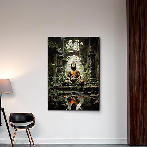 Miniatura 5 de Yoga Wall Decor, Yoga Wall Art, Buda Canvas Art, Buda Decor, Buda Canvas Print, Luxury Framed Wall Decor, Canvas Prints, Home Decor