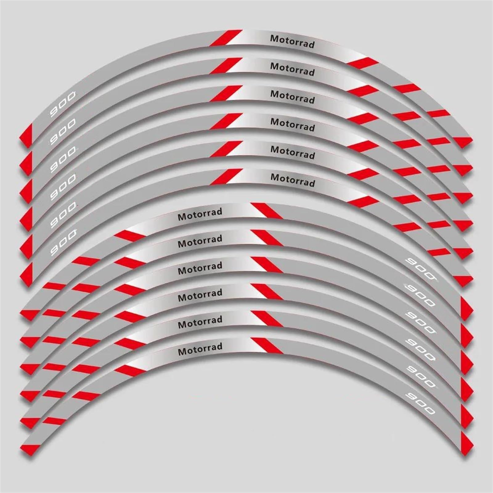 Motorcycle Wheel Sticker Inner Rim Reflective Protection Decal Decorative Film for BMW F900XR F900xr F900 XR F 900 Decorative(Color1)