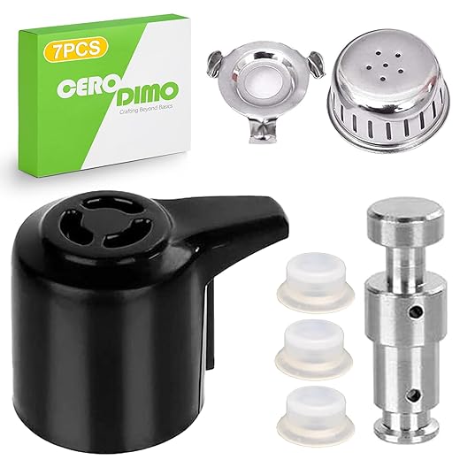 Universal Pressure Cooker Steam Release Valve and Float Valve Replacement with Silicone Caps, Compatible with 3, 5, 6, 8 Quart Models – Pressure Cooker Accessories and Replacement Parts