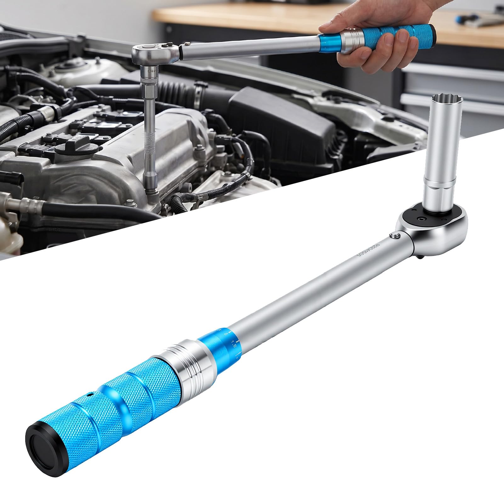 Generic Zestaw Kluczy Dynamometrycznych Małe Narzędzie Rowerowe do Precyzyjnej Konserwacji w Motoryzacji, Marynarce i Zastosowaniach Domowych Stal Stopowa CRV (3/8" (10-60N) 5-częściowy zestaw do