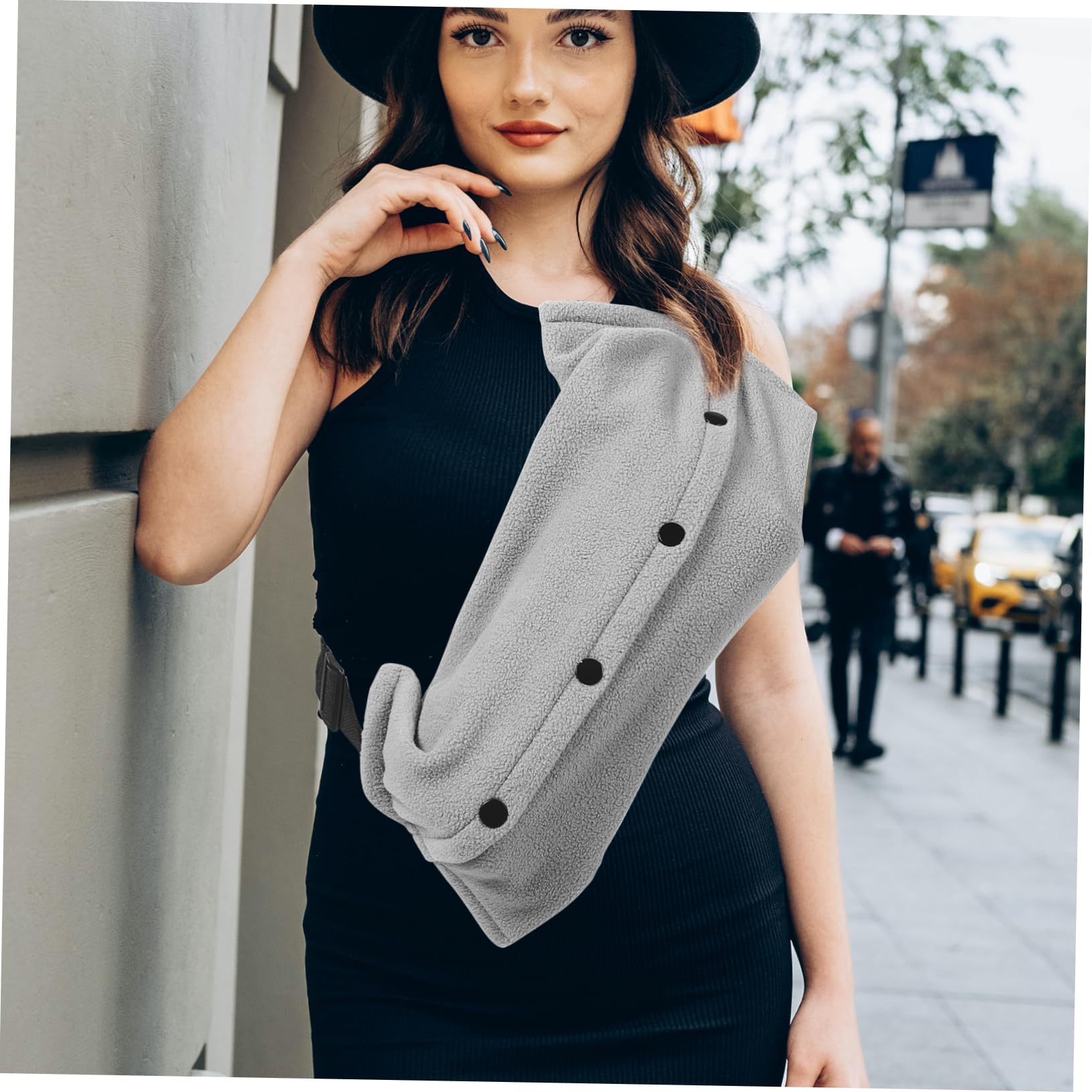 BESPORTBLE Bolsa de Transporte para Reptiles y Lagartos Portátil Multifuncional de Lona Gris, Tamaño Mediano, para Viajes al Aire Libre, Adecuada para Camaleones, Serpientes y Mascotas