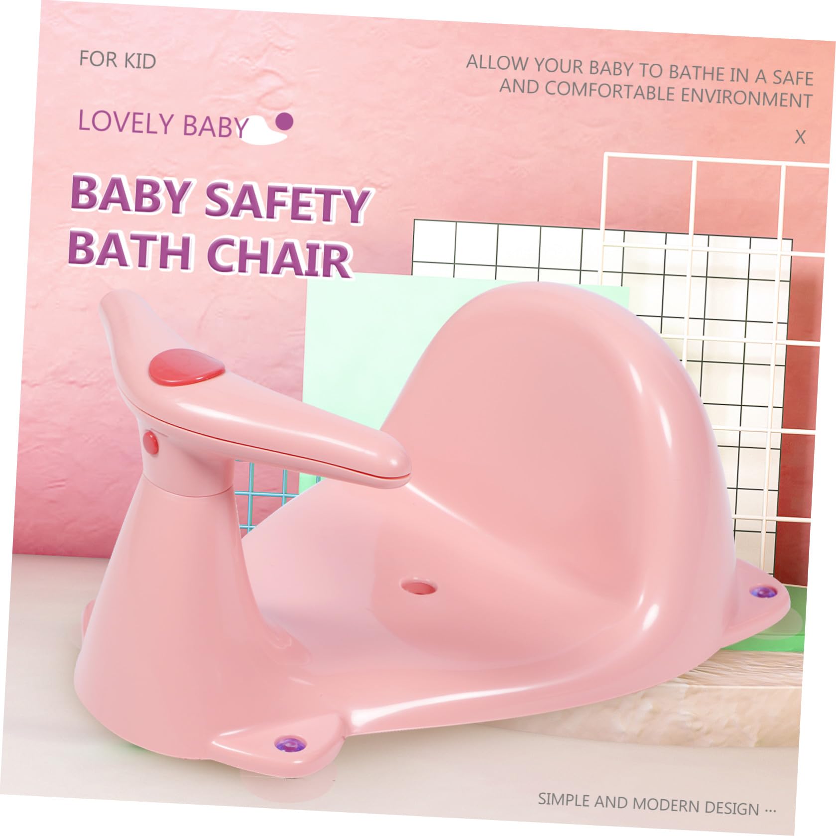 TOYANDONA Asiento de Baño para Bebés de Asiento de Baño para Recién Nacidos la Bañera Bebe Obsequio para Shower