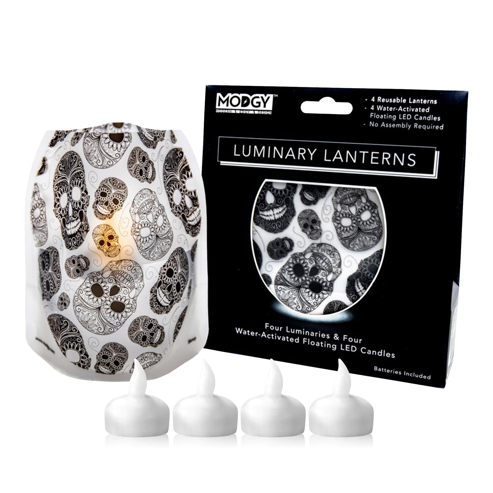 Modgy LUM3017 Skoup Frosted Lumizu Luminaries (4 Pack)-picture-14