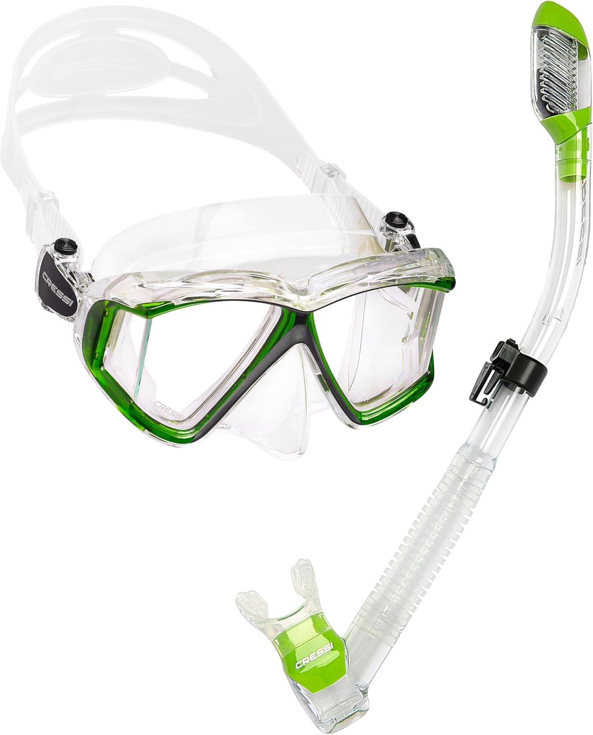 Cressi Panoramic Mask & Dry Snorkel Kit