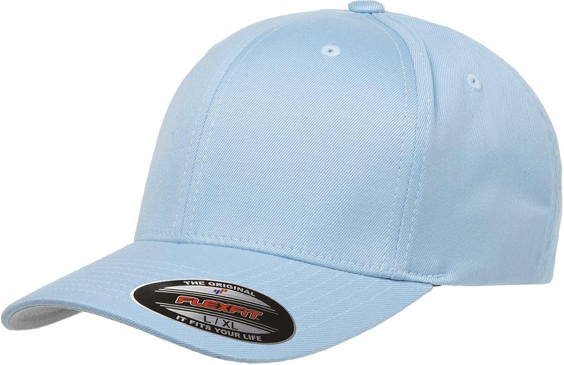 Flexfit 6277 Wooly Combed Twill Cap Carolina Blue