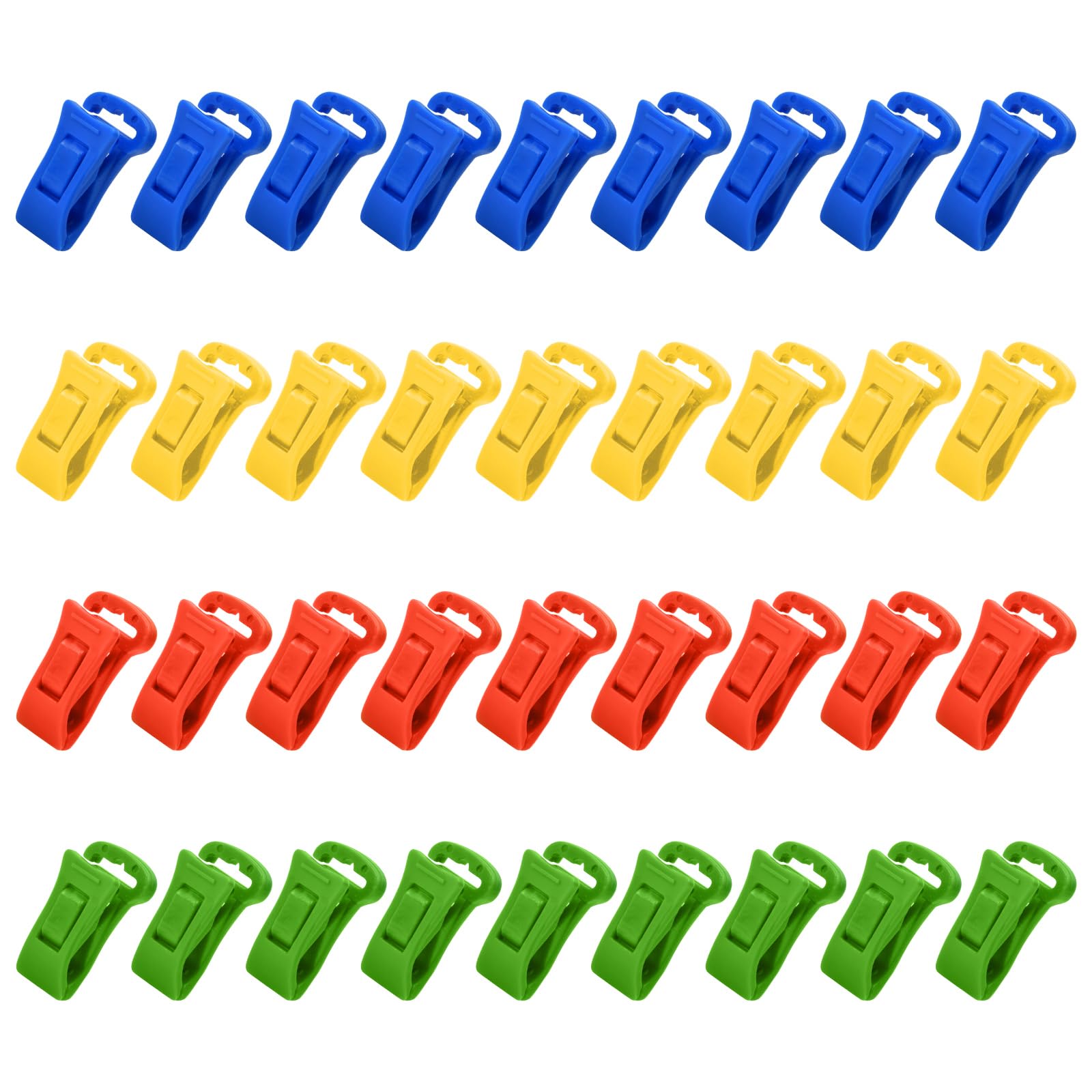 Sock Clips, 36 Clips with Hanging Hooks, Non-Slip Laundry Peg, No Need to Fold, Portable Sock Drying Clips