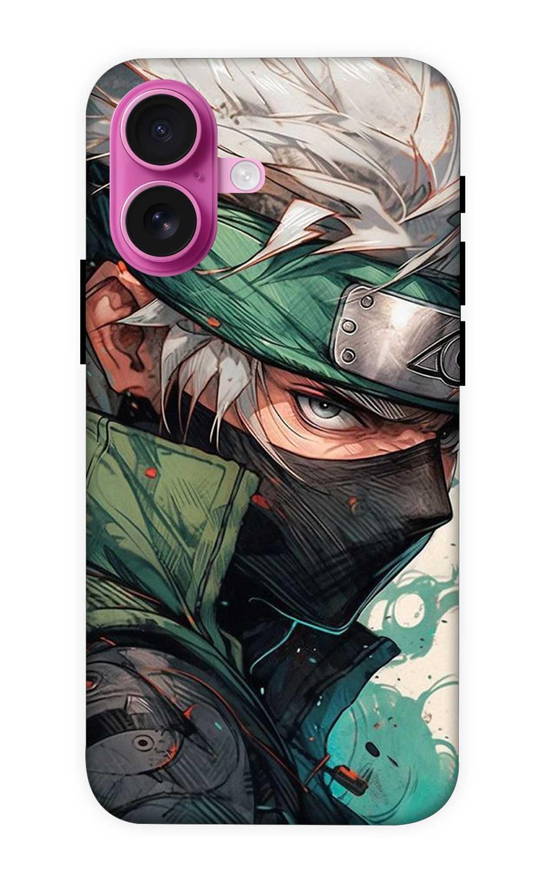 NDCOM for iPhone 16 Back Cover Multicolour Cartoon Anime Printed Hard Case