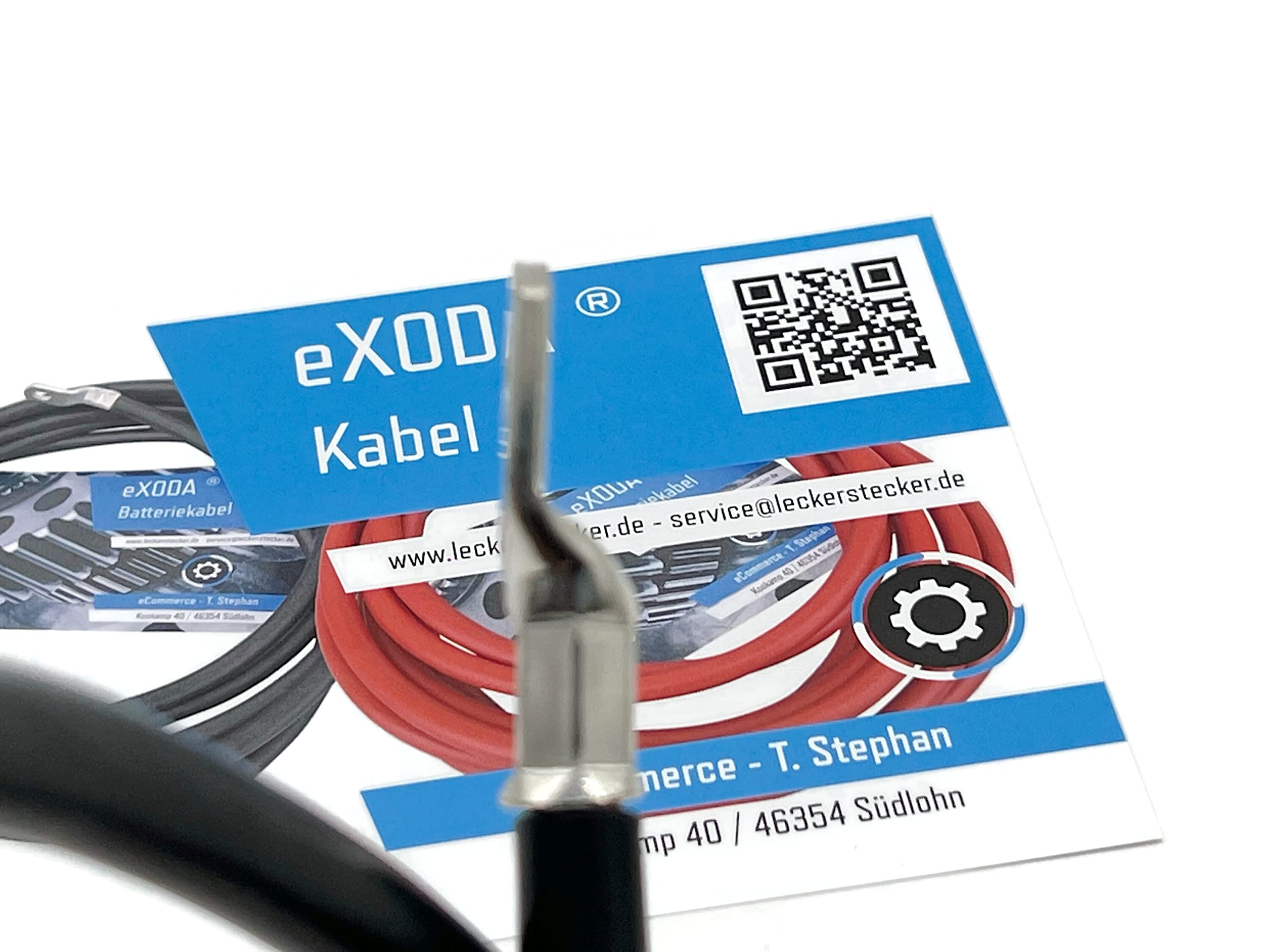 Cavo Batteria Auto EXODA 35mm² - 30cm, Con Occhielli M8, Per Auto, Barche E Impianti Solari - 2