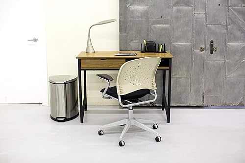 Miniatura 4 de Safco Productos Papelera de acero inoxidable, 7 galones, acero inoxidable