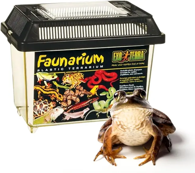 Exo Terra Faunarium Plastic Terrarium for Reptiles and Amphibians