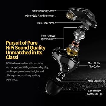 イヤホン Pro KZ AZ09 Pro QCC3040 BT5.2 Ear hooks | Fast worldwide delivery!