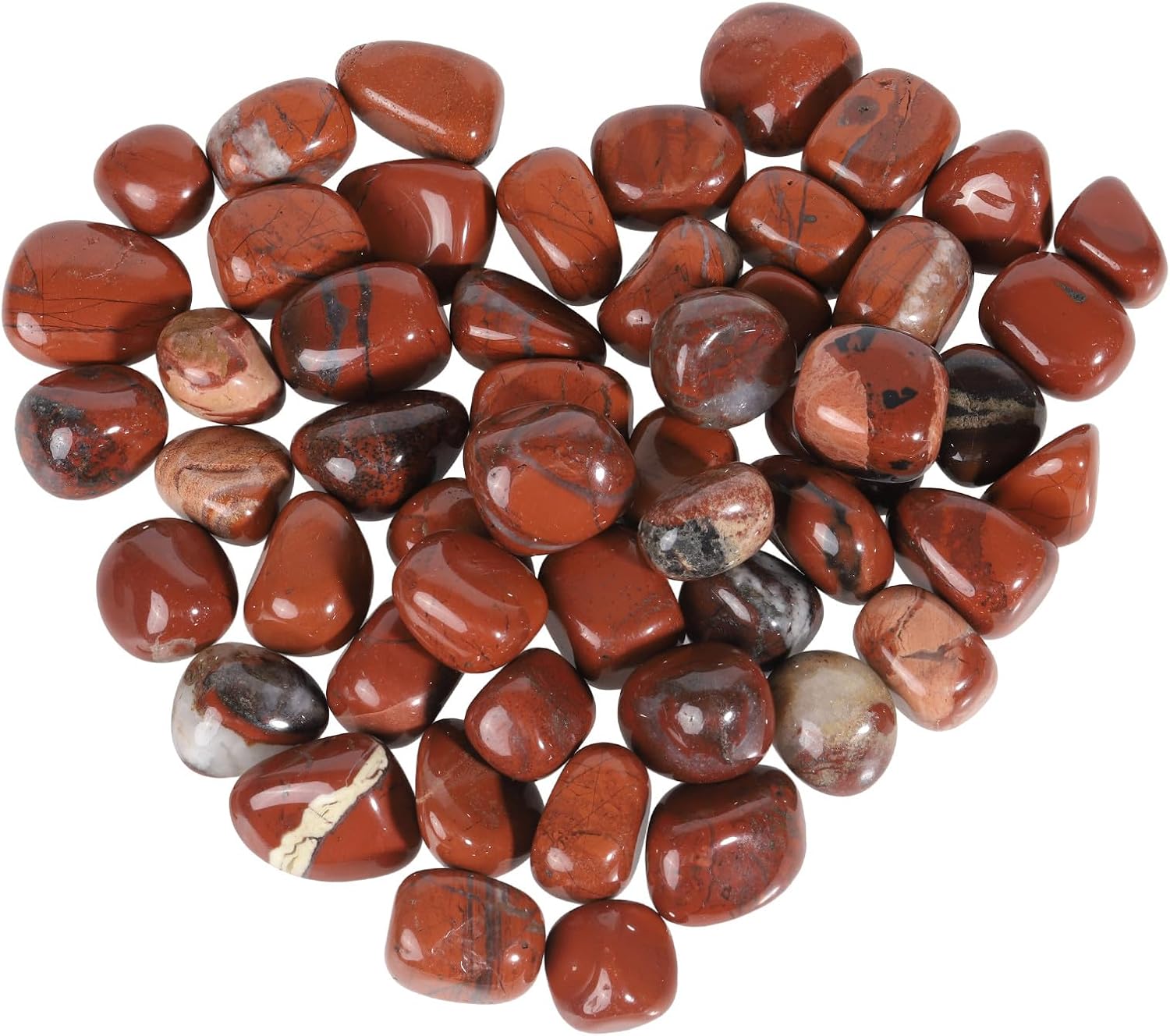 Rockcloud 1 lb Natural Tumbled Polished Stone Reiki Crushed Crystal Irregular Shaped Stone for Jewelry Making Home DIY Garden Decoration, Rose Quartz