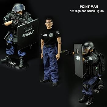 Amazon.co.jp: 1/6スケール SWAT アクションフィギュア (12