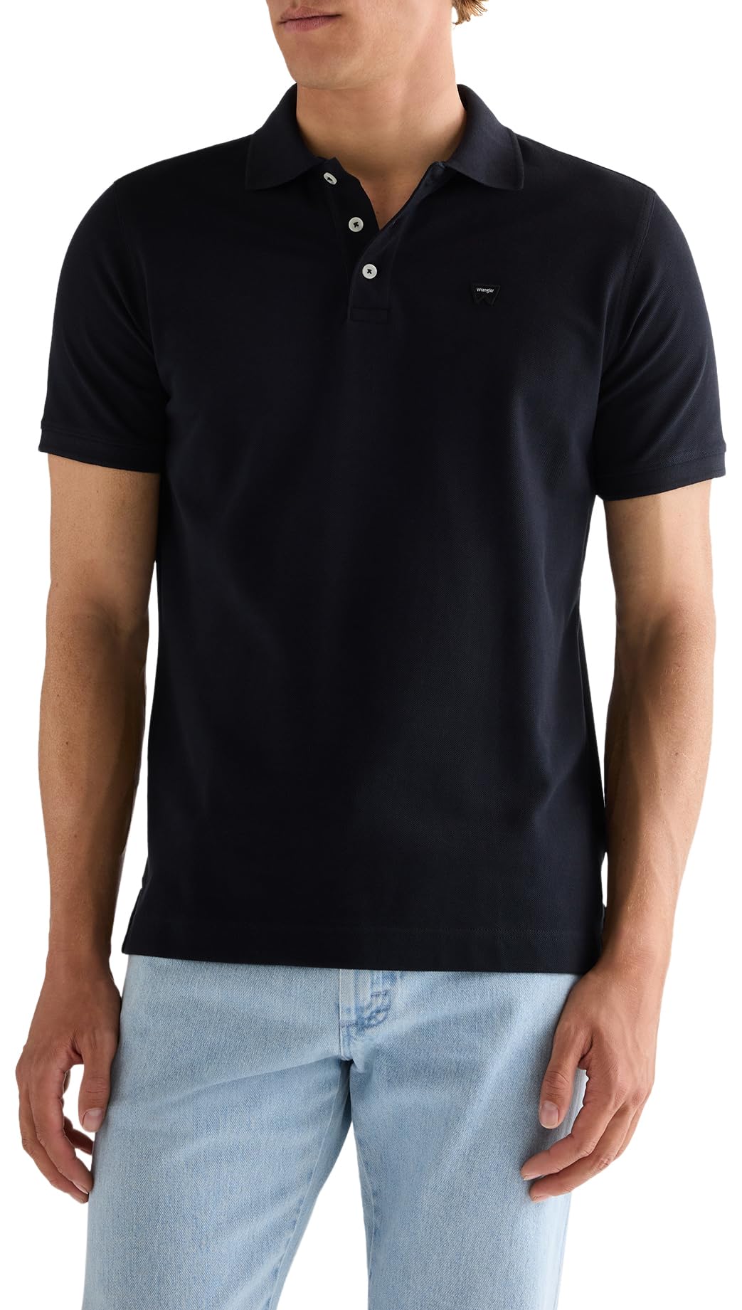 Wrangler Polo Shirt, Black, 3XL Men